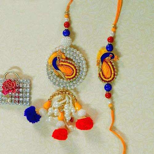 Resplendent Rakhi Lumba Set