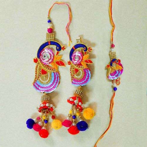 Splendid Rakhi Lumba Set - 2