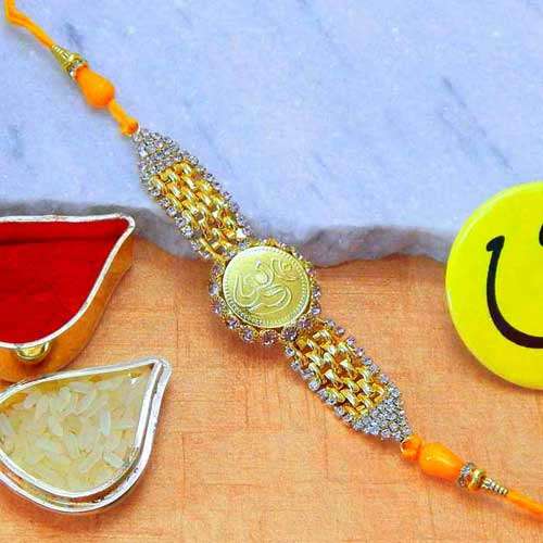 Magnificient OM Rakhi - CANADA Delivery Only