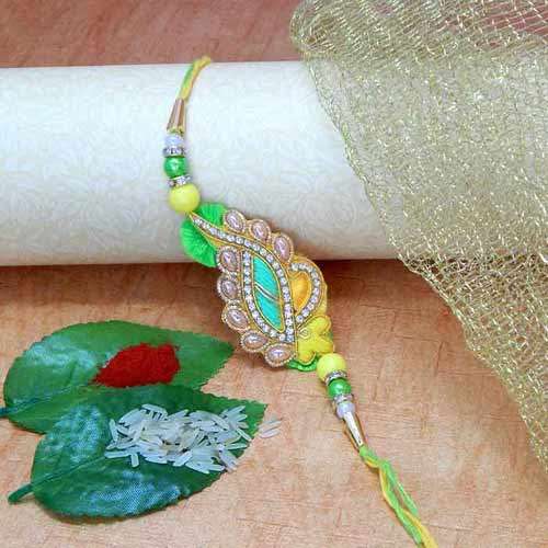 Tantalizing Floral Rakhi - CANADA Delivery Only