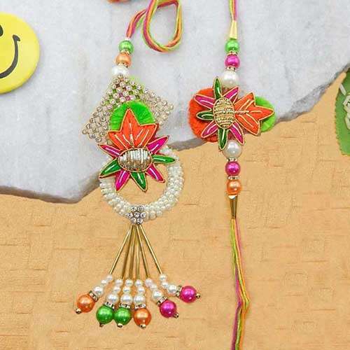 A Prepossessing Bhaiya Bhabhi Rakhi - Add On