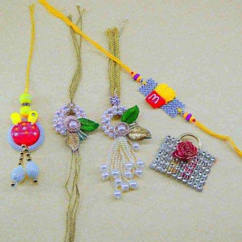 Family Rakhi Set - 06 - USA Delivery Only