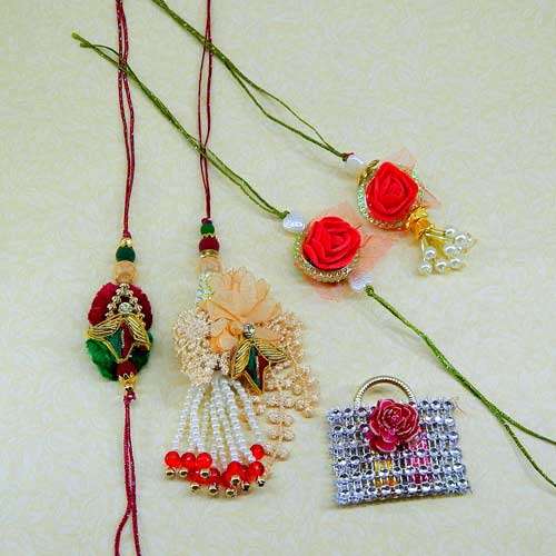 Family Rakhi Set - 11 -  CANADA Delivery Only