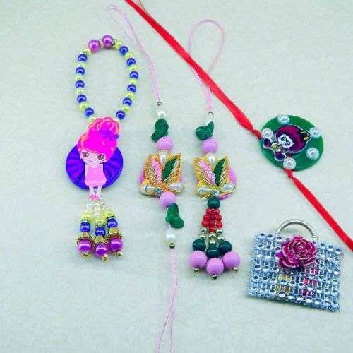 Family Rakhi Set - 02 -  AUSTRALIA Delivery Only