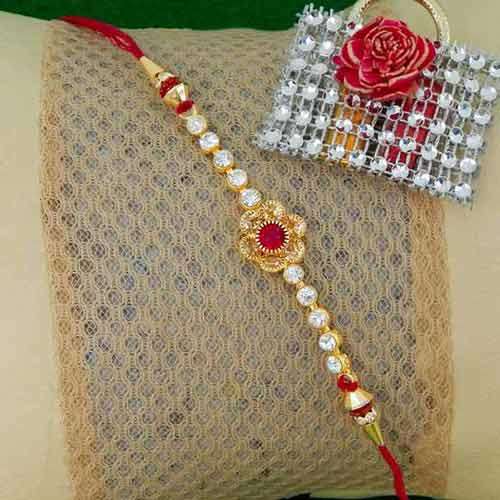 Enticing Floral Rakhi - Add On