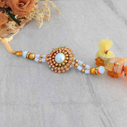 Graceful Floral Rakhi - Add On