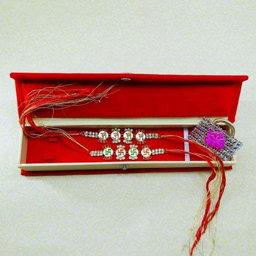 Rakhi Set  - 07 With Rakhi Gift Box