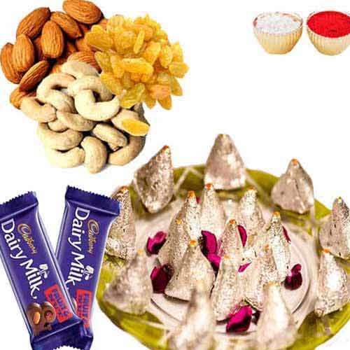 Kaju Samosa with Dry fruits & Chocolate - Australia Delivery