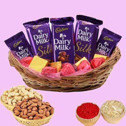 Dry Fruits With Chocolates - USA Delivery Only