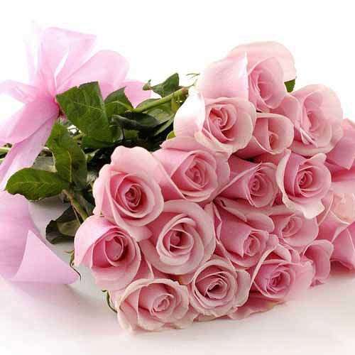 20 Pink Roses - India Delivery Only