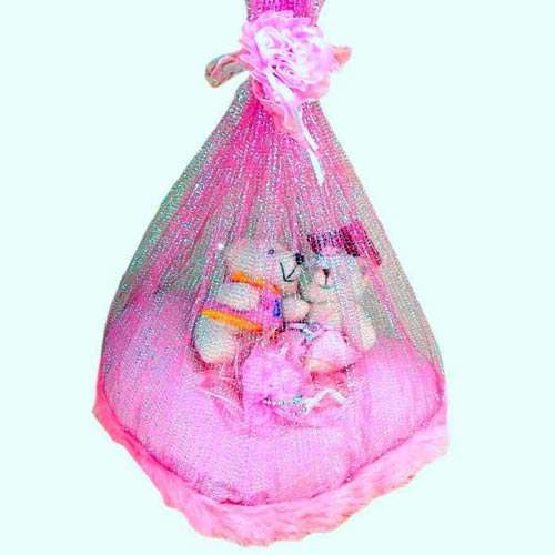 Small Teddy's With Pink Heart
