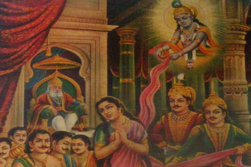 Lord Krishna & Draupadi