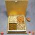 Square White Metal Box With Dryfruits - UAE Delivery Only