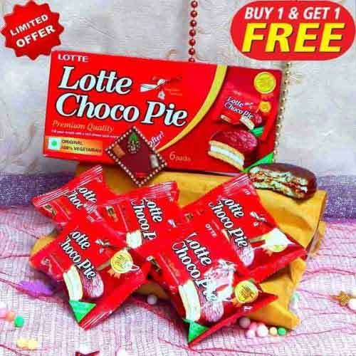 Lotte Choco Pie Chocolate - BUY 1 GET 1 FREE - Australia Only