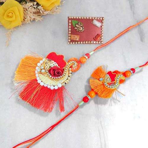 Bhaiya Bhabhi Rakhi Set Beautifully Designed