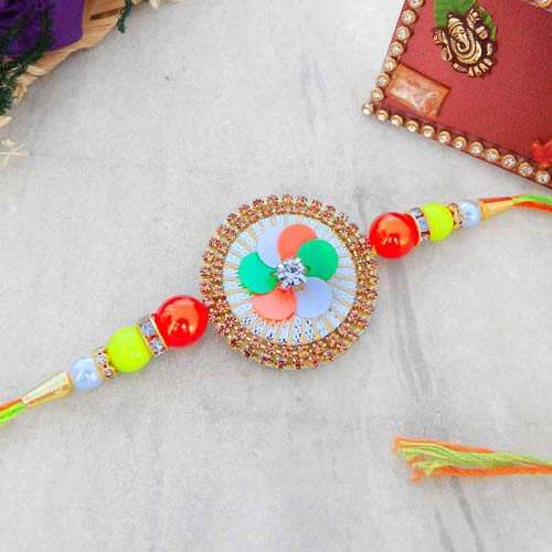 Round Shape Beautiful Designer Rakhi