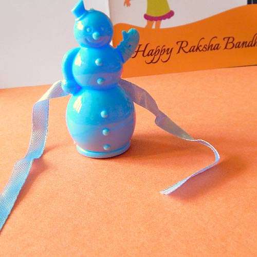 Big Snowman Kids Rakhi - Add On