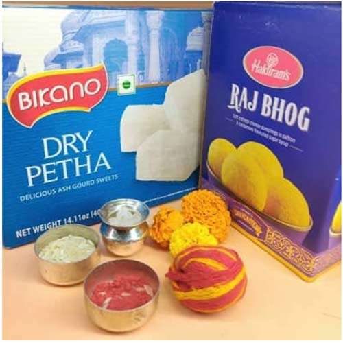 Rajbhog With Dry Petha Bhaidooj Special - USA Delivery Direct