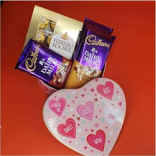 Ferrero & Dairy Milk for Valentine - Canada Direct