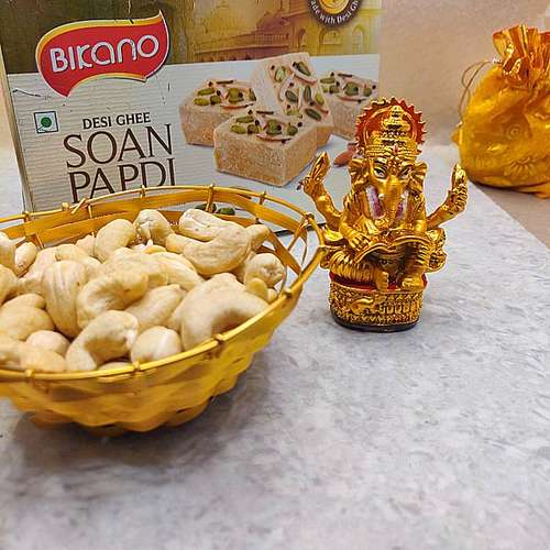 Golden Ganpati, Sweets & Cashew- Australia Direct Delivery