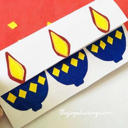 Handmade Diwali Greetings Card