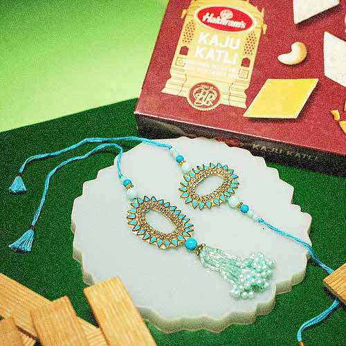 Tranquil Symphony Rakhi Gift Set - USA Direct