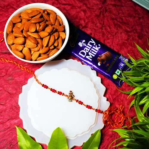 Serenity Trellis Rakhi Gift - USA Delivery Only