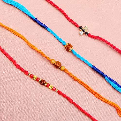 Blossom Bloom Rakhi Set - USA Delivery Only