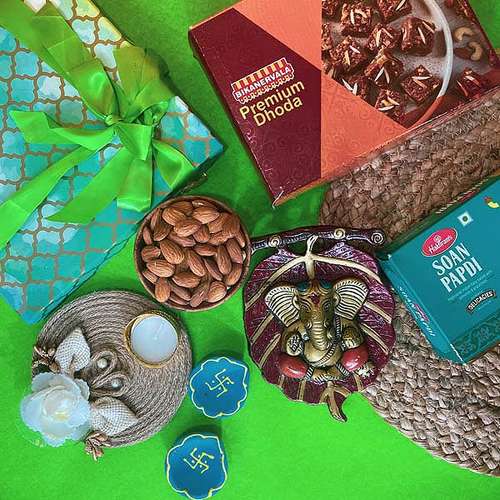 Ganesha & Sweets & Dry Fruits - USA Delivery Direct