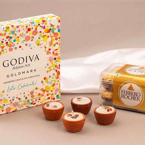 Diya & Chocolates - USA Delivery Direct