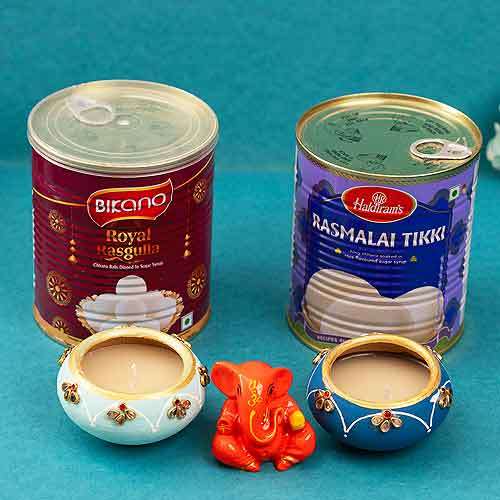Ganesha - Diya - Sweets - USA Delivery Direct