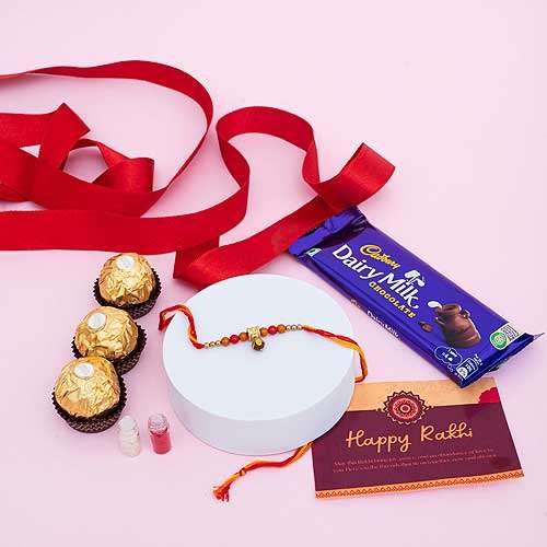 Pearl Rakhi & Chocolates - Australia Delivery Direct