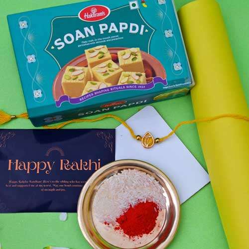Rakhi With Soan Papdi - Australia Delivery Direct