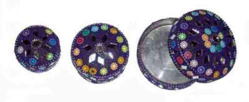 Handmade Jewellery Box Round