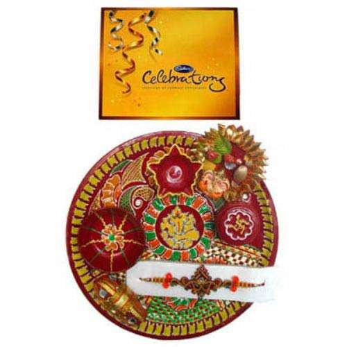 Ganesh Puja Thali With Celebrations