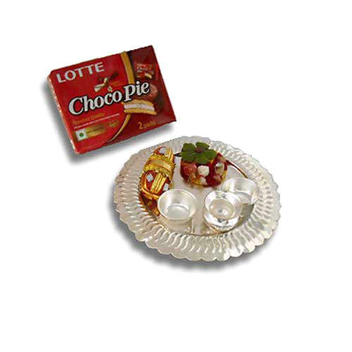 Silver Thali & Chocopie