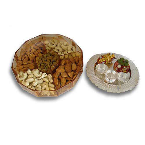 Dry Fruits & Silver Thali 23