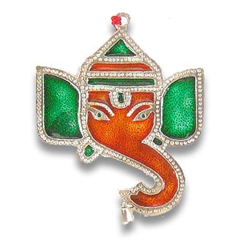 Meenakari Wall Hanging Ganesh - 40