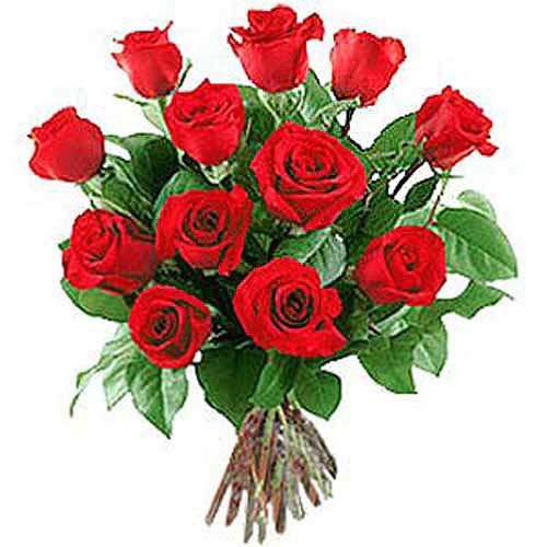 12 Long Stem Roses - Greece Delivery Only