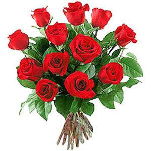 12 Long Stem Roses - Luxembourg Delivery Only