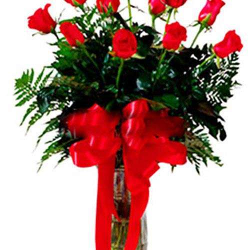 11 Rose Bouquet - Romania Delivery Only