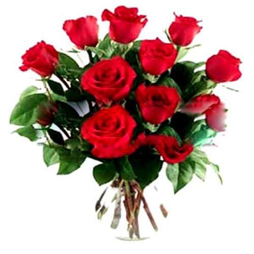 15 Red Rose Bouquet - Romania Delivery Only