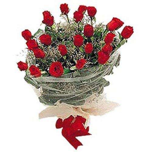24 Red Roses Bouquet - Japan Delivery Only