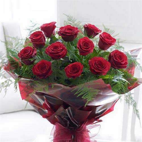 12 Red Roses - India Delivery Only