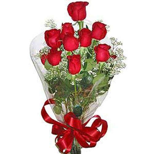 11 Red Roses Bouquet - Kazakhstan Delivery Only