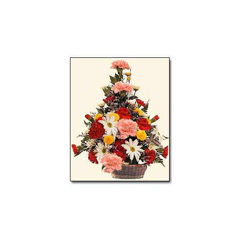 Mixed Flower Basket - India Delivery Only
