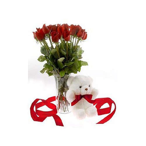 Red Rose Shower - Uzbekistan Delivery Only