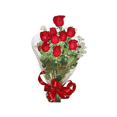11 Red Roses Bouquet - Russia Delivery Only