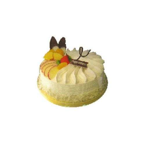 Cream And Fruit Cake - China Delivery Only