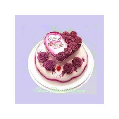 Marzipan Rose Cake - China Delivery Only